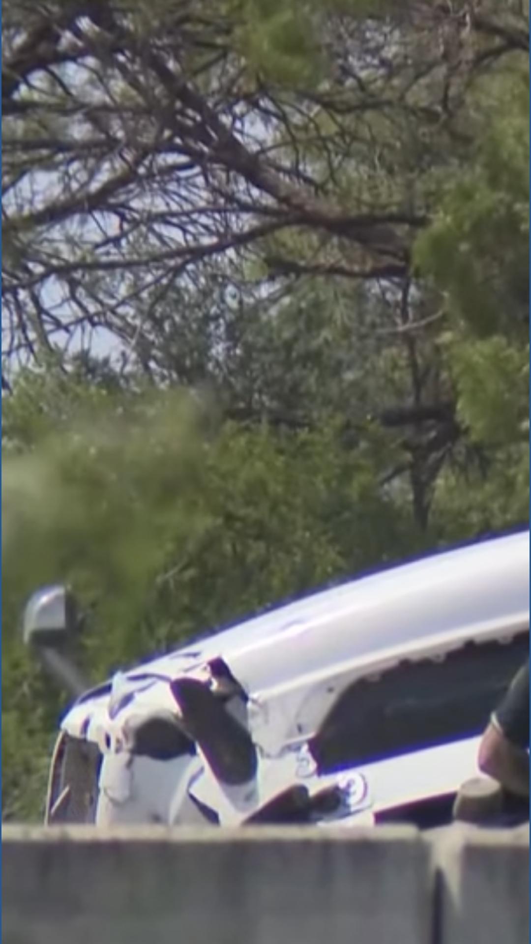 4 dead, several hurt after stolen car crashes into bus on Texas highway ...
