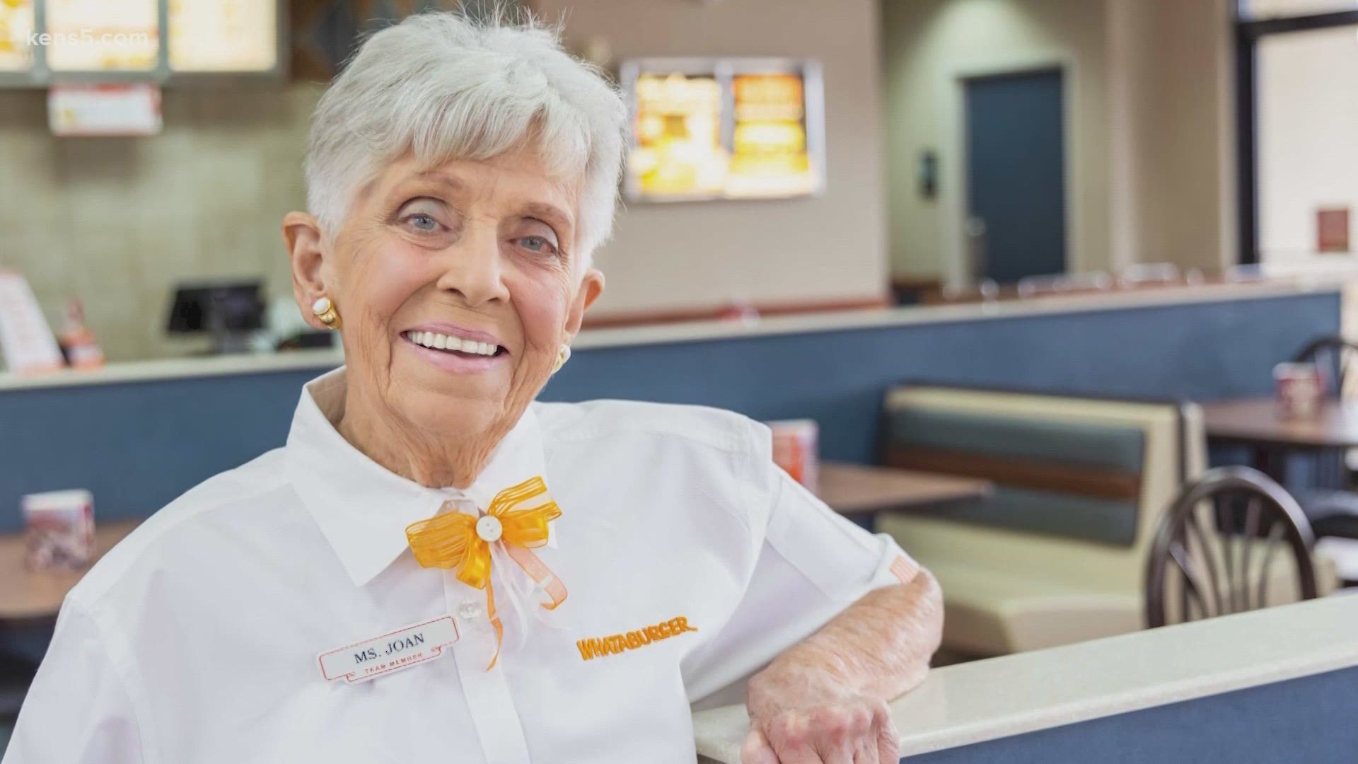 Whataburger hosted a birthday celebration for Joan Cuellar, who has been working there for 12 years. She turned 90 on Friday!