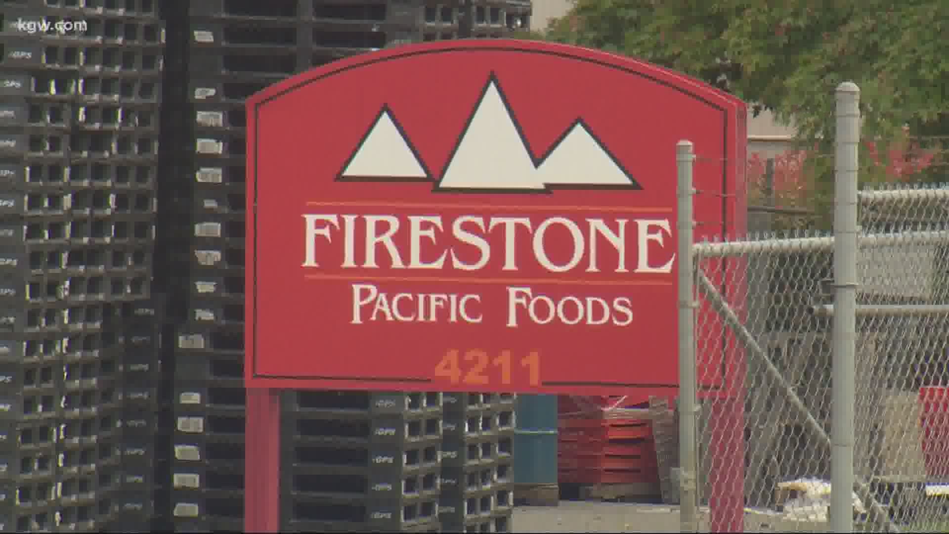 The outbreak at Firestone Pacific Foods may be the Portland area’s biggest workplace outbreak outside of health care sector, The Oregonian/OregonLive reported.