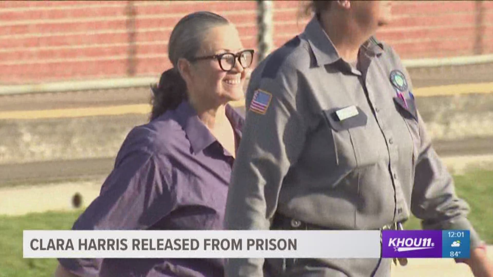 Clara Harris released from prison 15 years after running over cheating