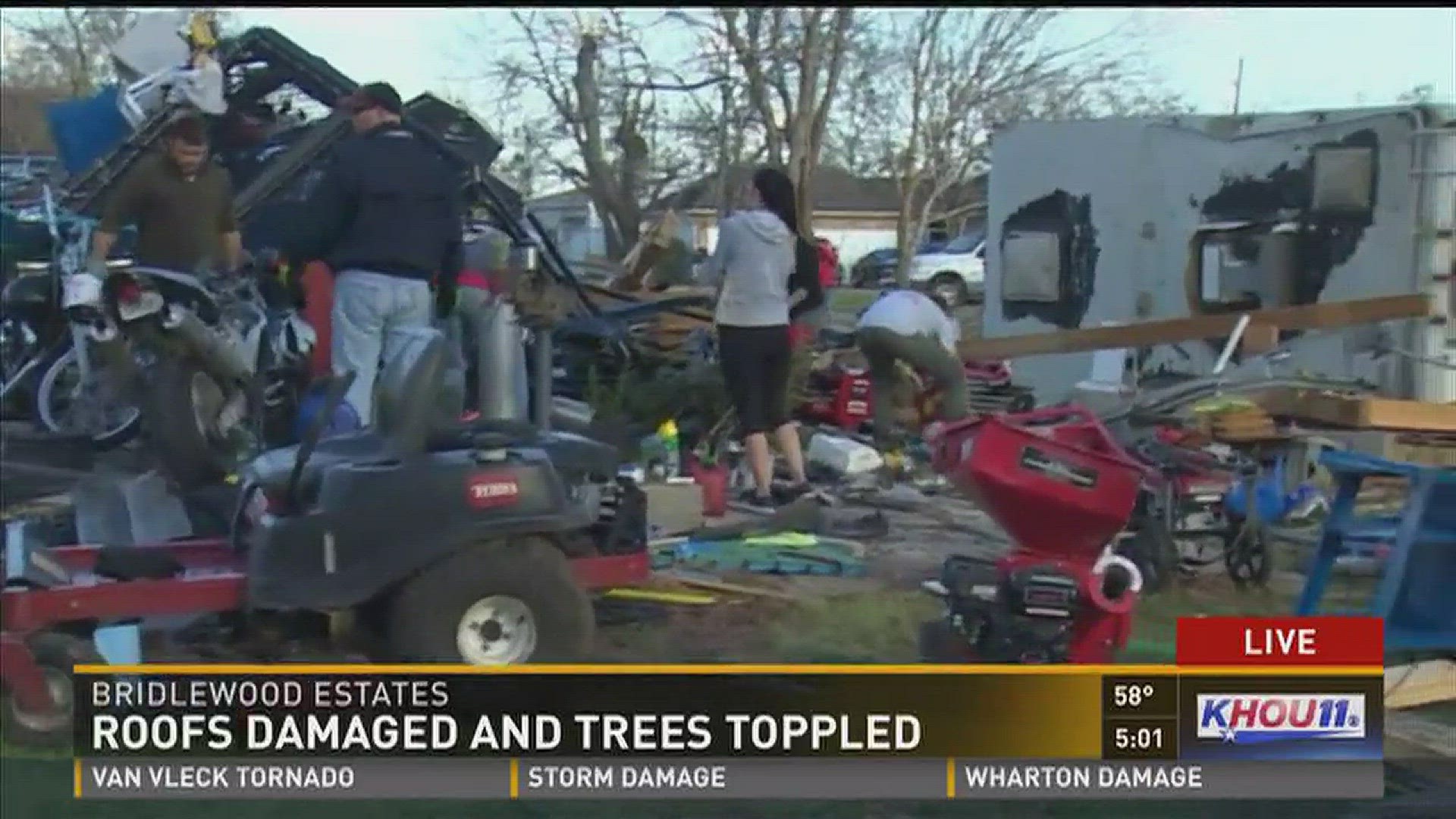 Folks in Fort Bend County had their Valentine's Day ruined by a tornado that caused widespread damage. Bridlewood Estates in Rosenberg was one of the hardest hit areas.