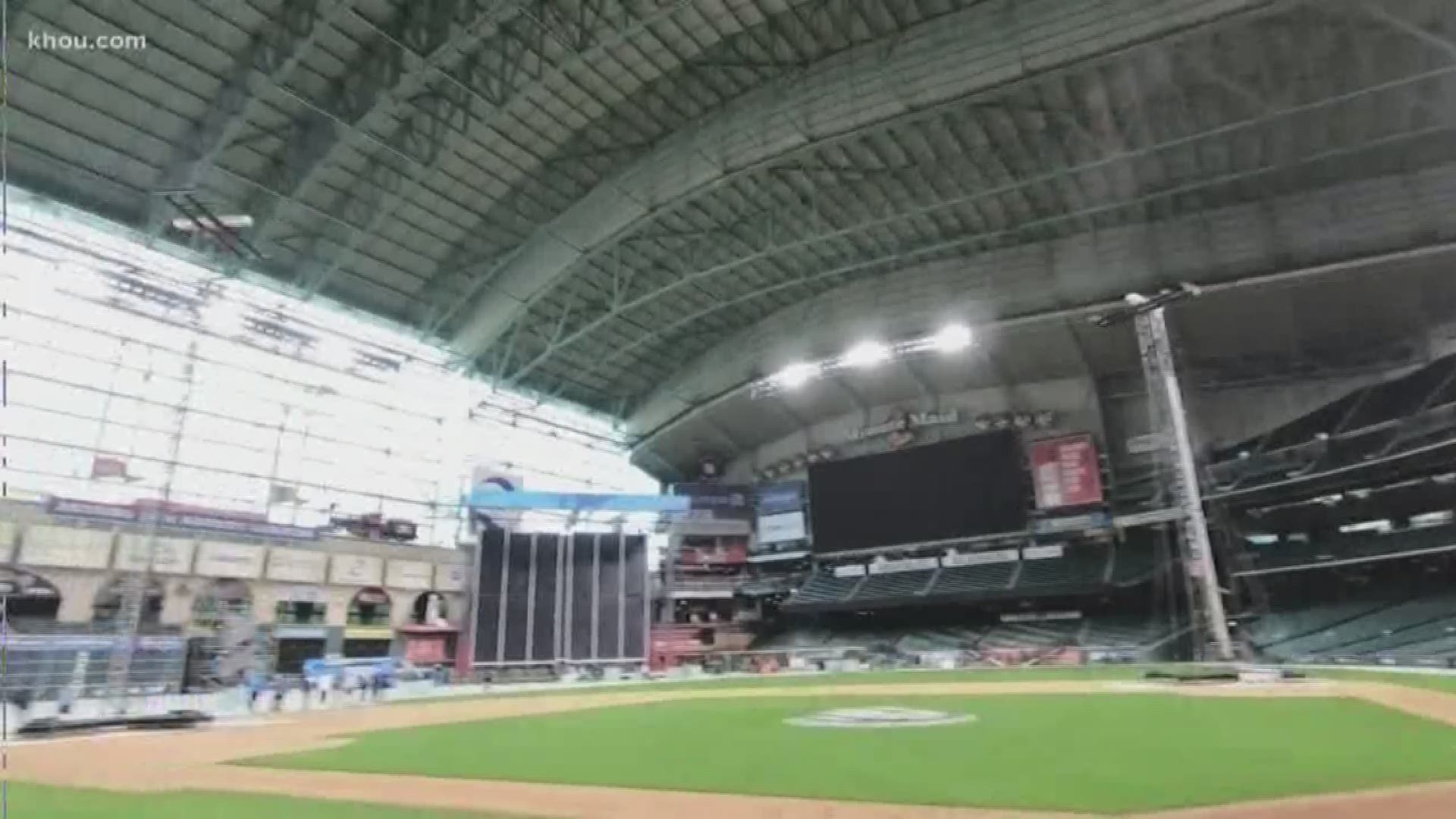 It's one of the more recognizable spots in Houston - Minute Maid Park, home of the Astros! We've witnessed some pretty thrilling moments inside that stadium.