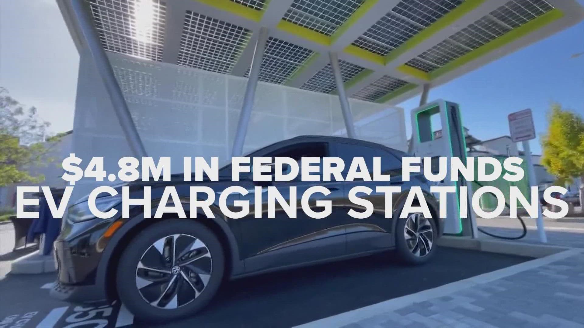 With $408 million in federal funds, the state wants to build enough charging stations to support 1 million electric vehicles.