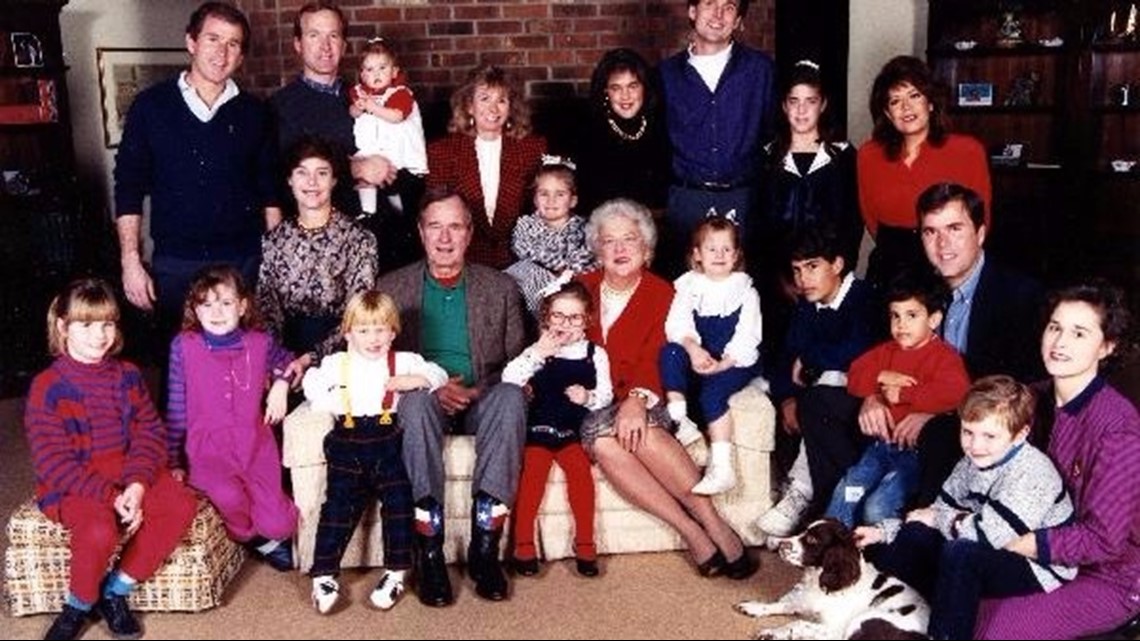 1963-4 George Bush & Family Photo