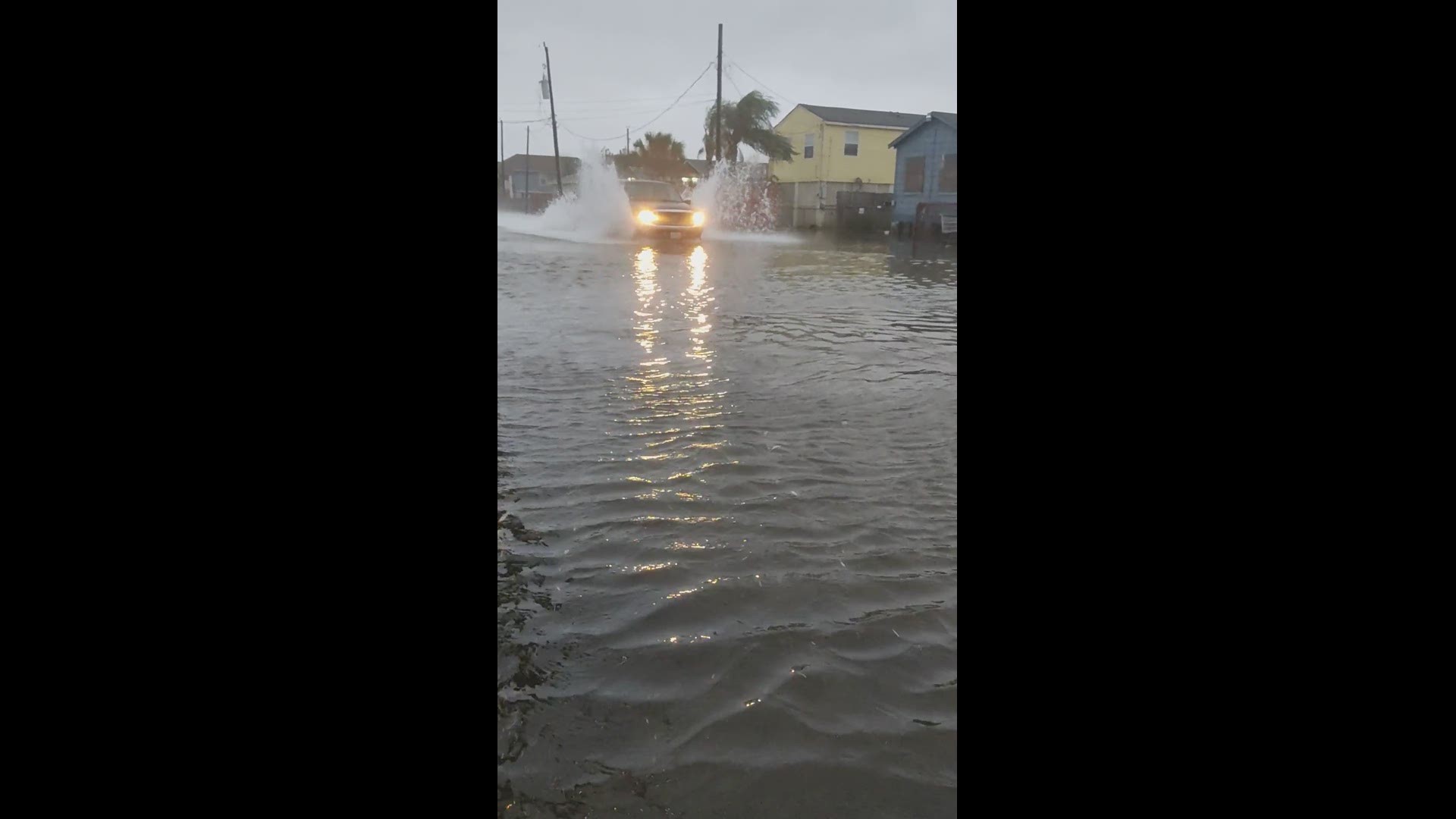 We were picking up trash and had to put on shoes to see how deep the water was and it went to our knees
Credit: Eliyana