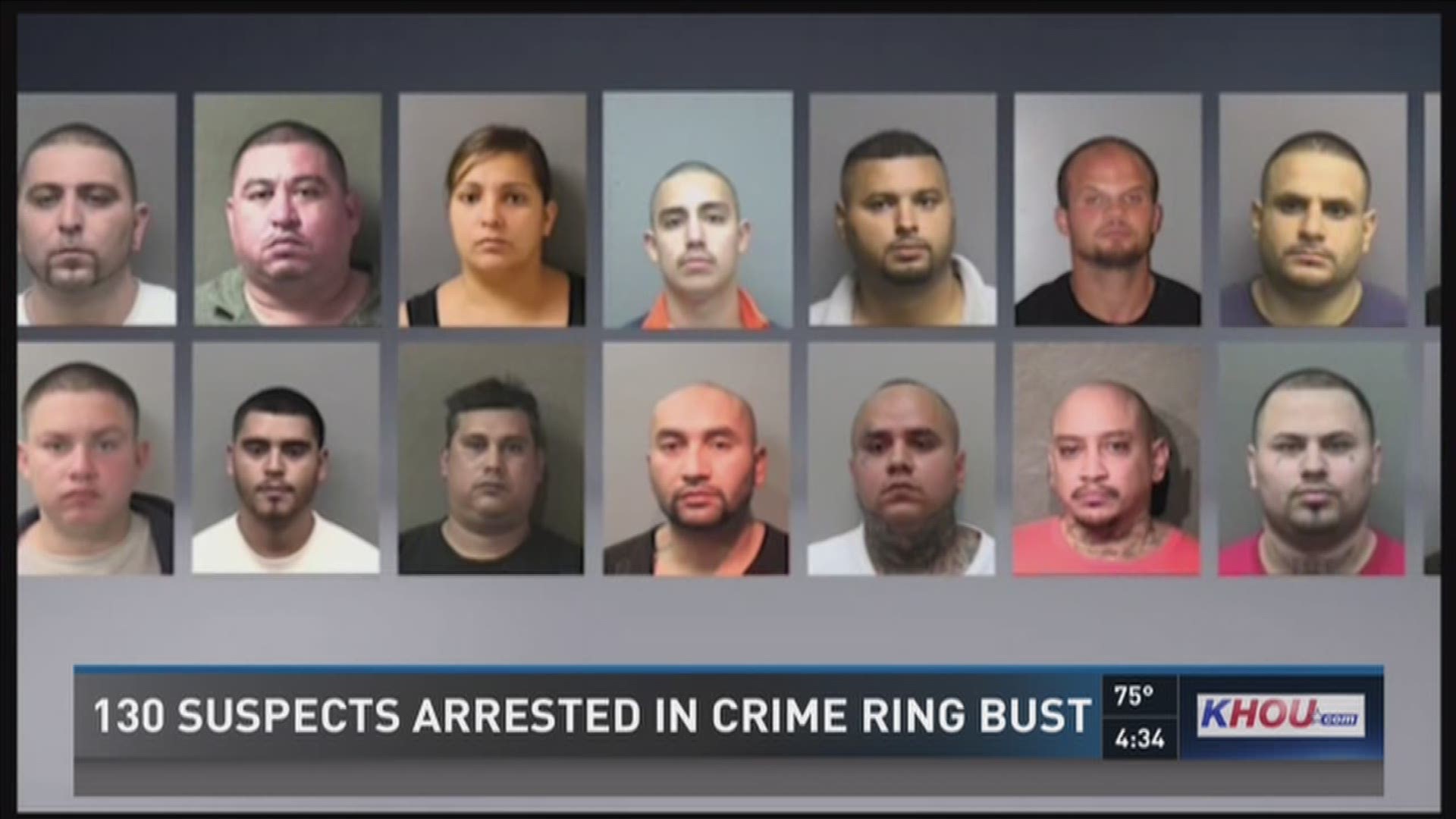 130 Arrested In Big Houston Crime Ring Bust 