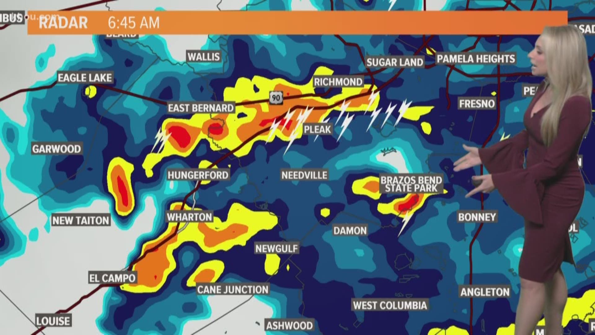 Meteorologist Chita Craft is tracking what's left of overnight rain and when the next round of rain will move in. Flash Flood Watch continues for Southeast Texas until Saturday evening - May 11.