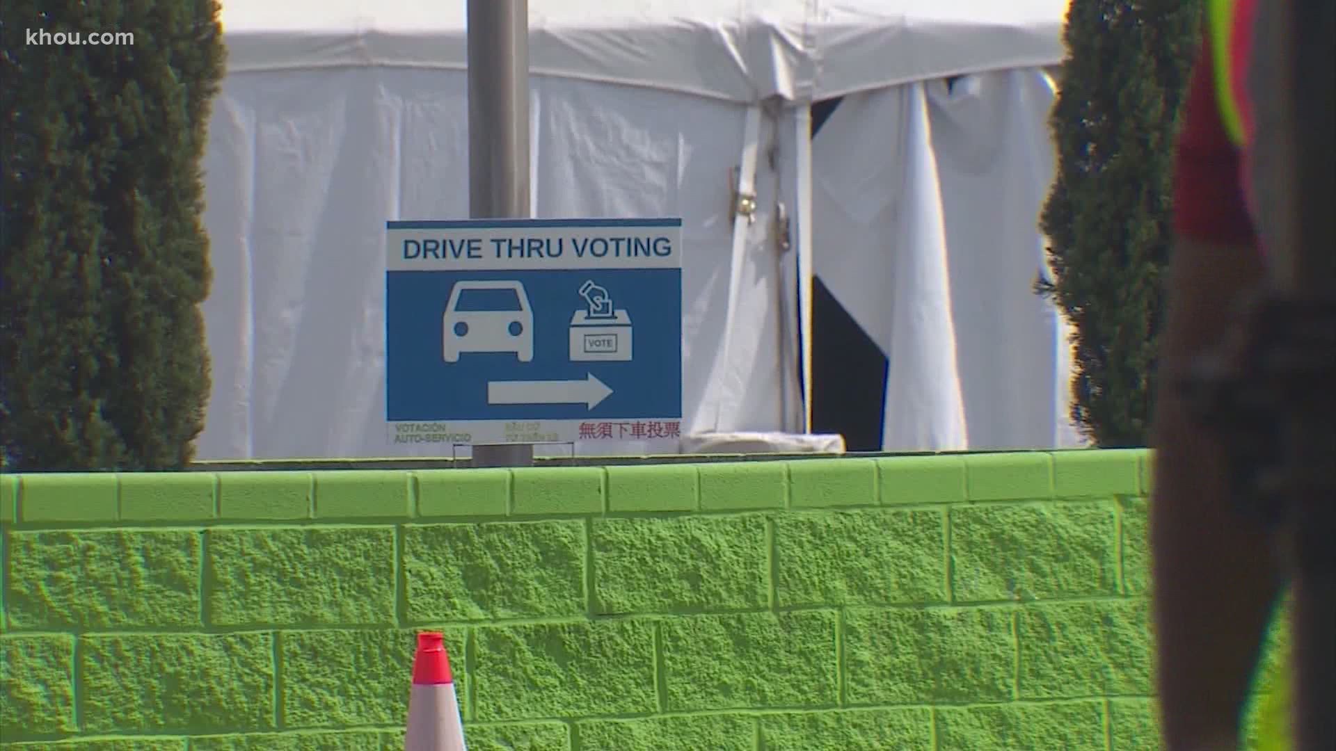 Republicans filed another lawsuit to stop drive-thru voting. The petition asks the court to reject votes already cast through drive-thru voting.