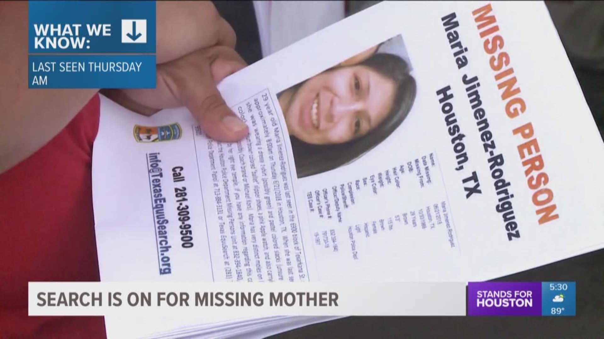 Search teams woke up bright and early Sunday morning to look for a 29-year-old woman who has been missing since Thursday.