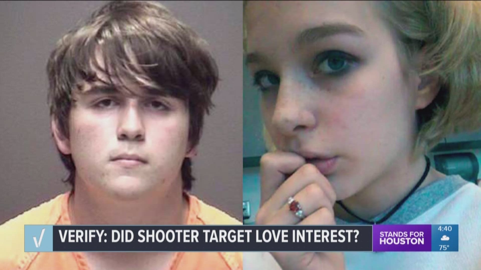 KHOU 11 reporter Marcelino Benito is looking into claims that the Santa Fe High School shooting suspect targeted a love interest.