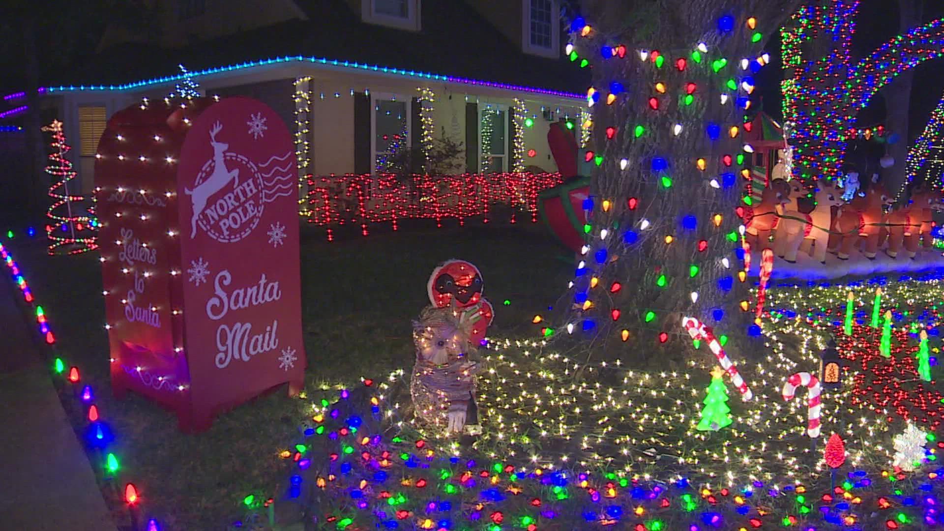 Woman granting Christmas wishes in Houston's Pecan Grove | wfaa.com