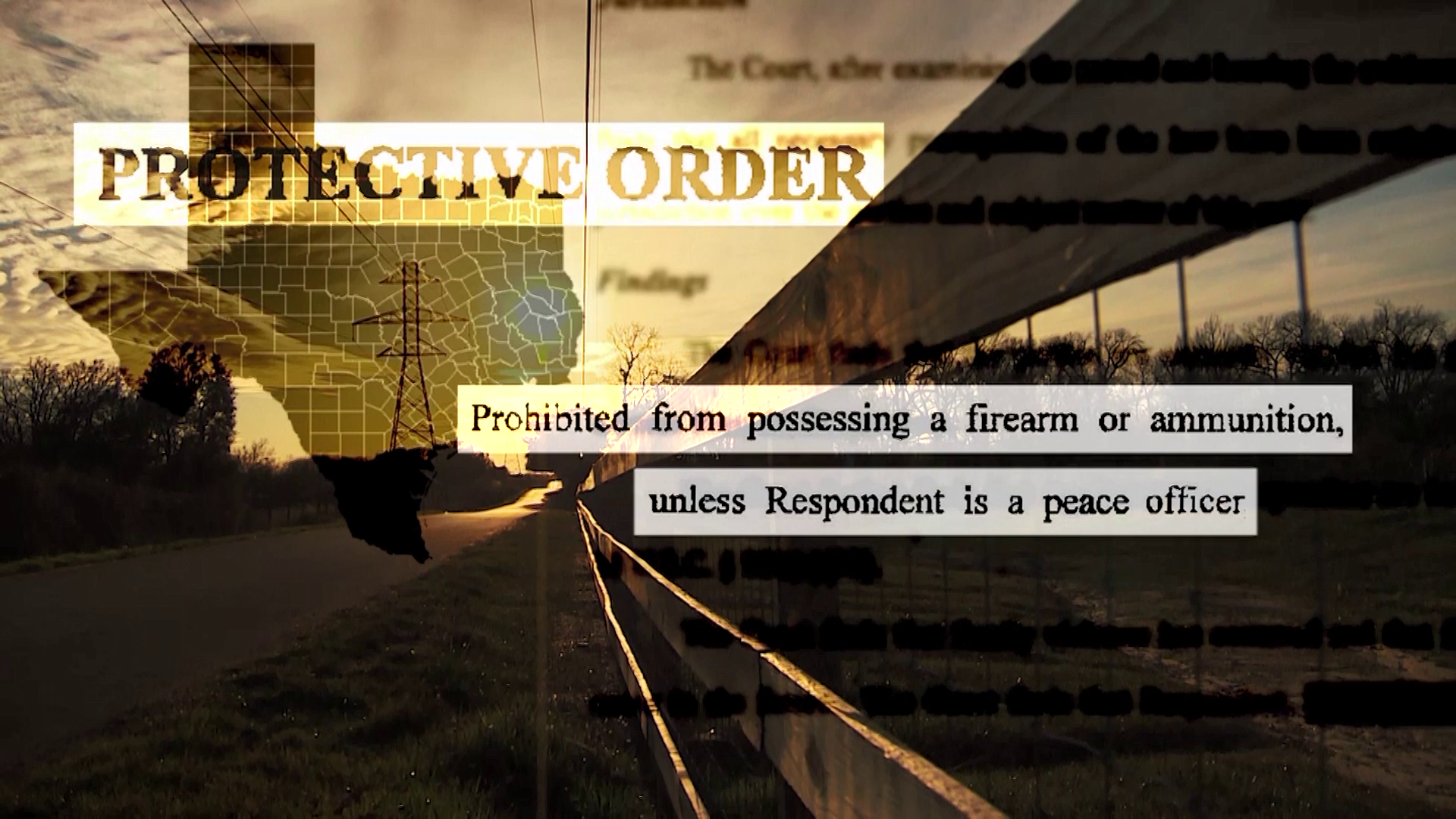 Most of Texas' 254 counties don’t have formal procedures to enforce the gun possession prohibition with protective orders in domestic violence cases.