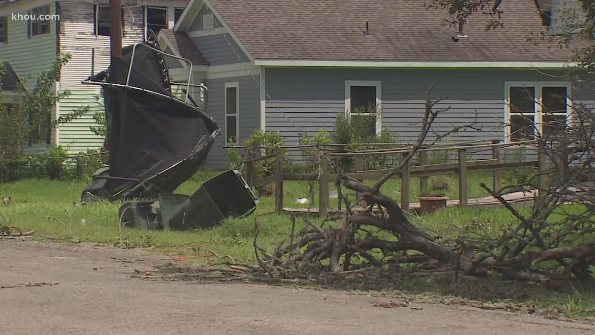 Those who evacuated from Port Arthur ahead of Hurricane Laura returned home to clean up damage.