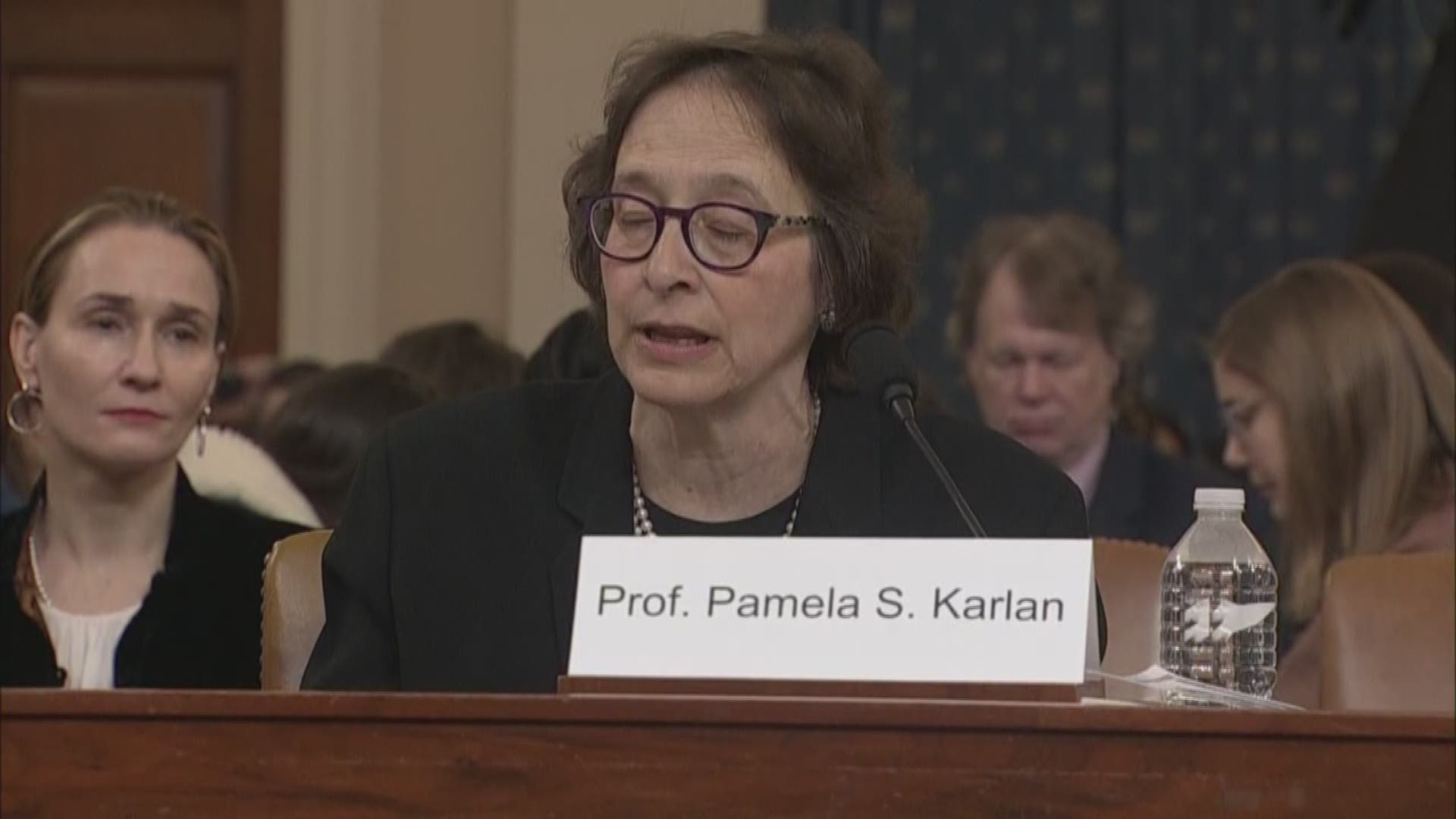 Professor Pamela Karlan started her testimony before the House Judiciary Committee by firing back at comments made by Congressman Doug Collins.