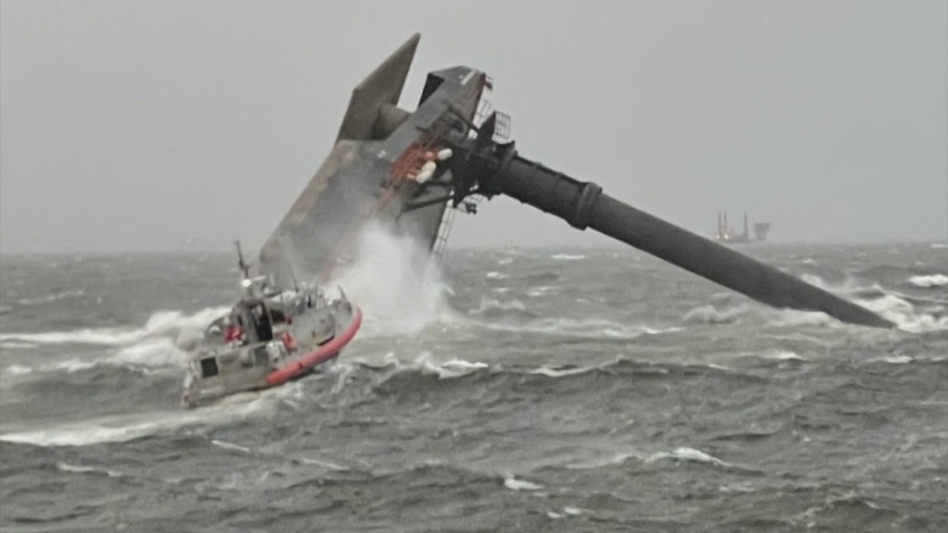 Six people were rescued shortly after the incident. The Coast Guard and good Samaritan vessels are continuing the search and rescue operation in the Gulf.