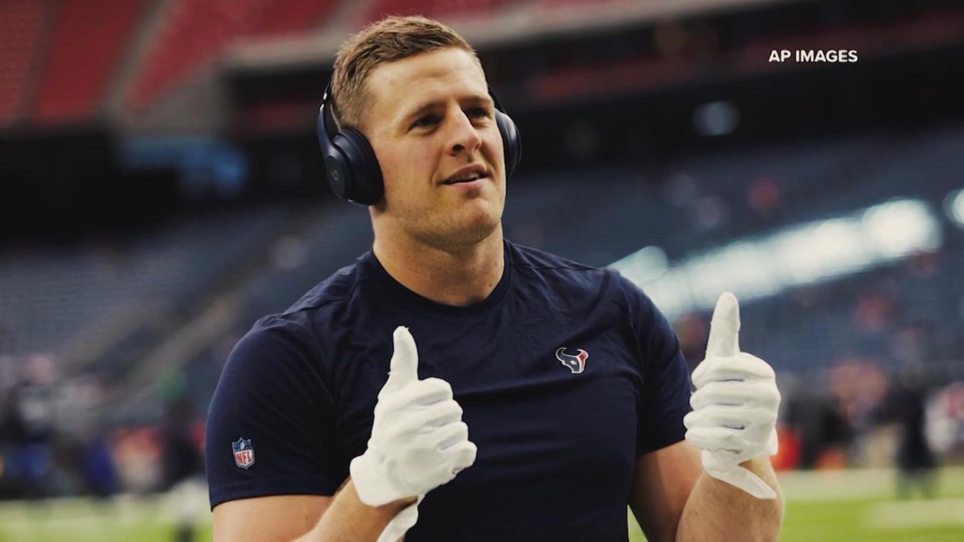 Defensive end JJ Watt set records during his 12-season NFL career, but will be remembered for his philanthropy as well.