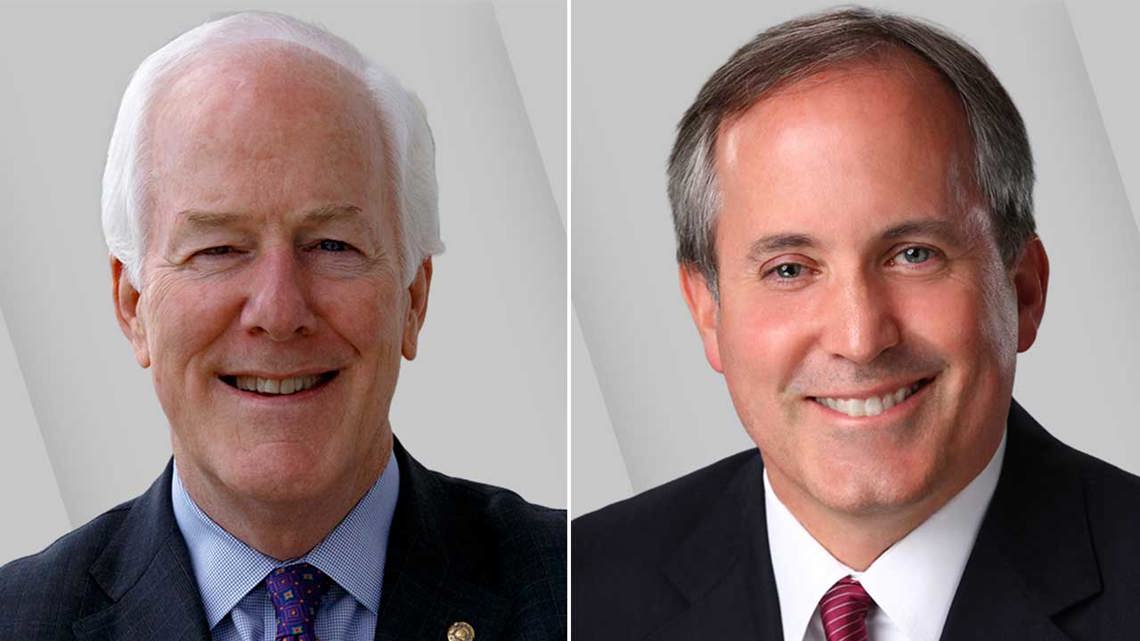 President Donald Trump endorsed Texas Attorney General Ken Paxton in the Republican Senate runoff against Sen. John C...