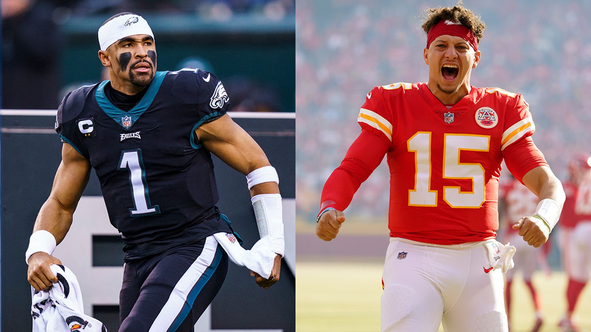 Both starting quarterbacks -- Chiefs QB Patrick Mahomes and Eagles QB Jalen Hurts -- are Texas natives.