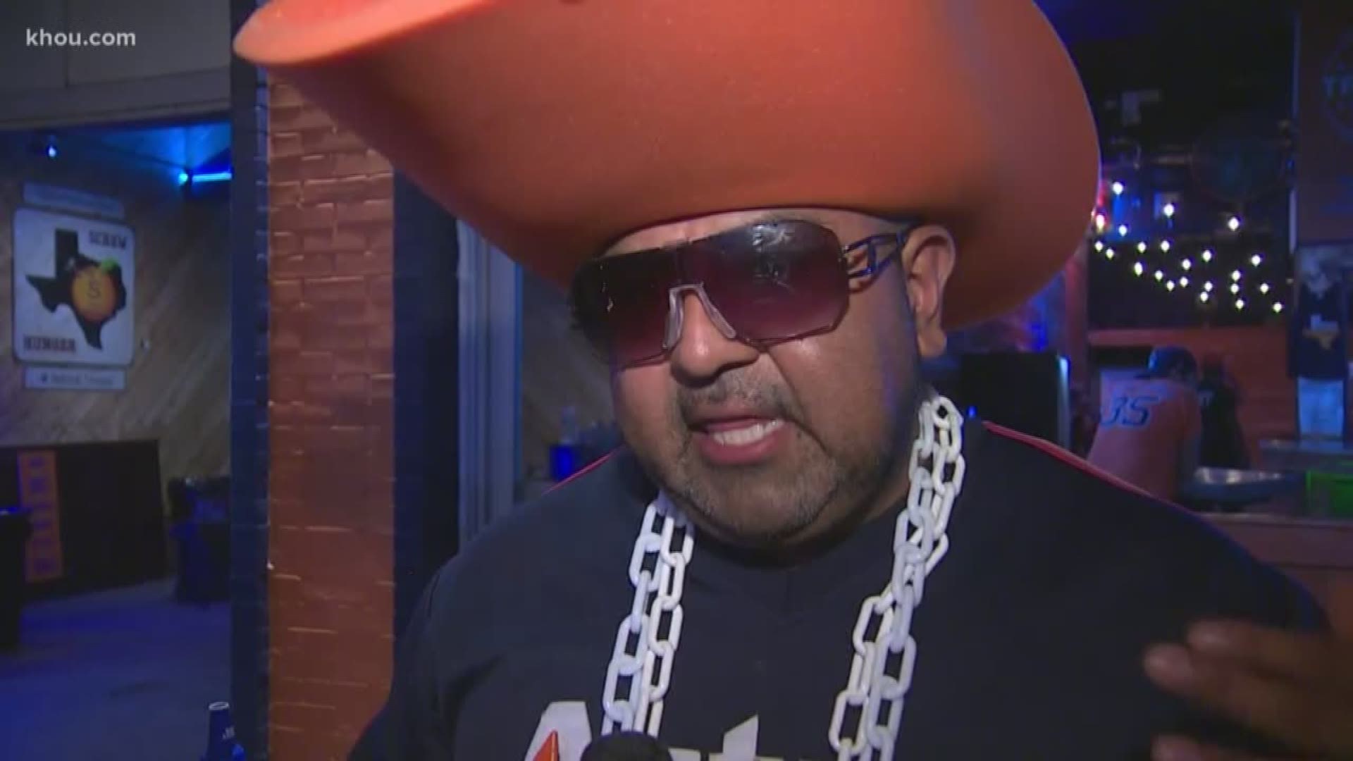 Houston Astros fans were out in full force at Minute Maid Park Sunday night to cheer on the team against the New York Yankees in Game 2 of the ALCS.