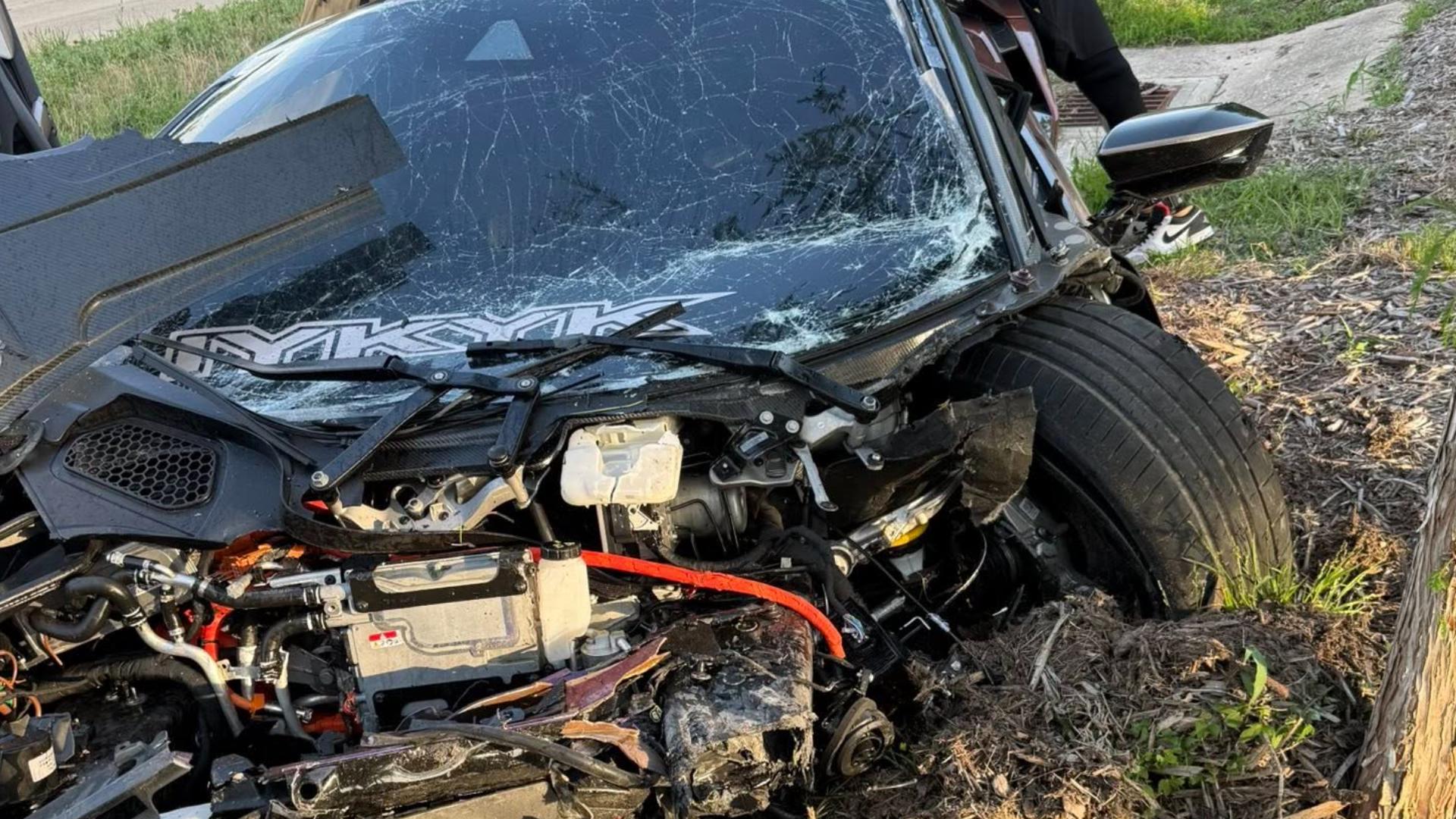 Two Lamborghinis involved in fiery wreck in Cypress area, according to ...
