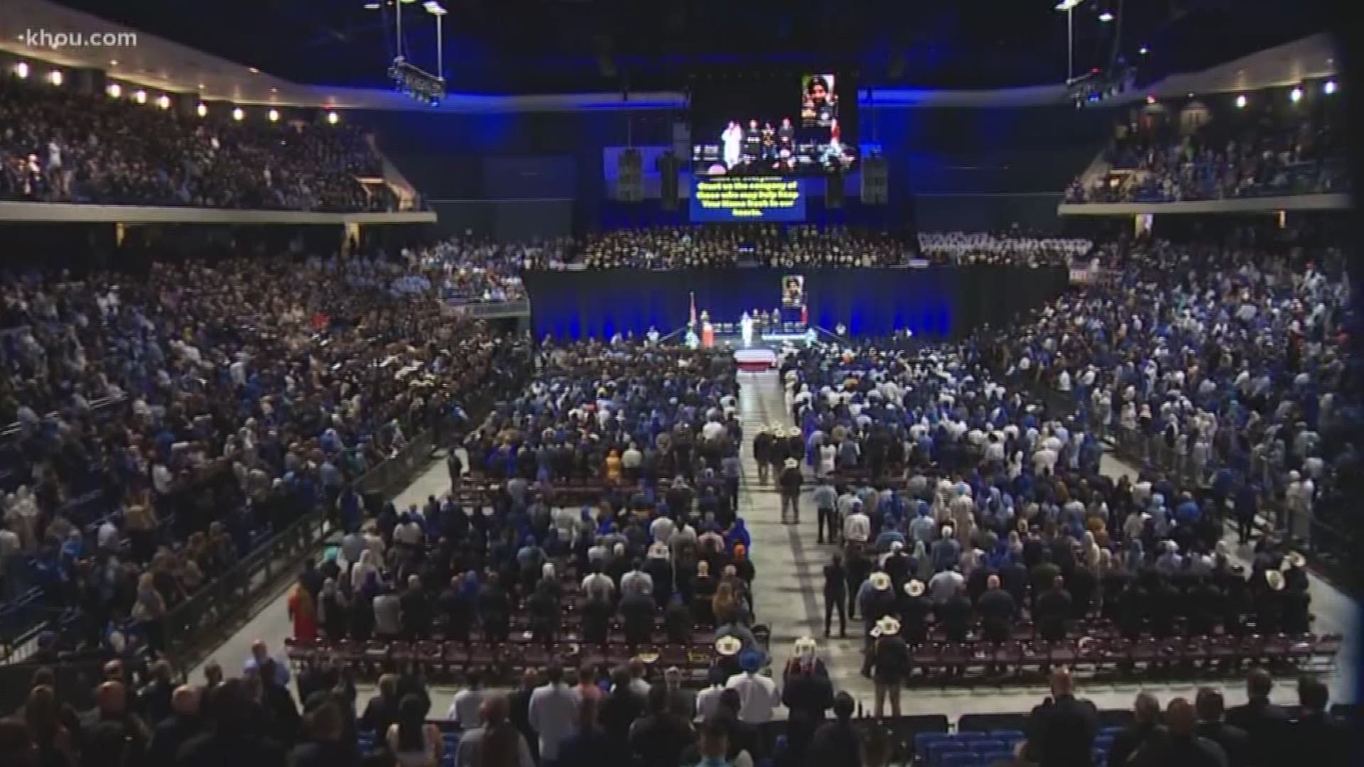 Houston and law enforcement aid goodbye to Harris County Sheriff's Deputy Sandeep Dhaliwal today with a procession, two funeral services and a 21-gun salute.