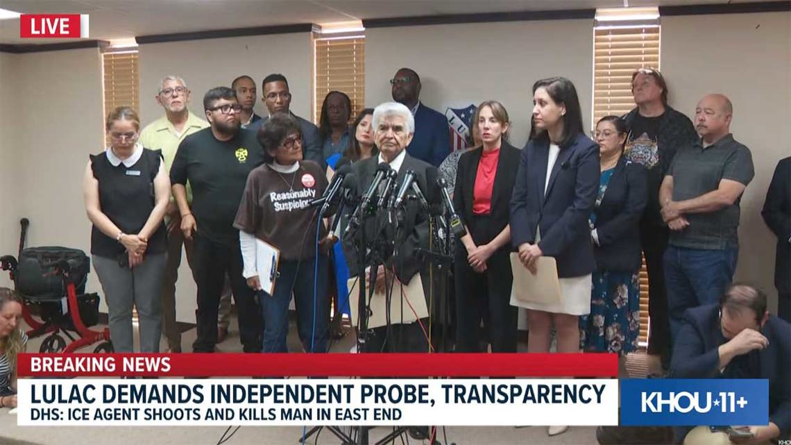 Family speaks after man killed in ICE-related shooting in Houston's East End