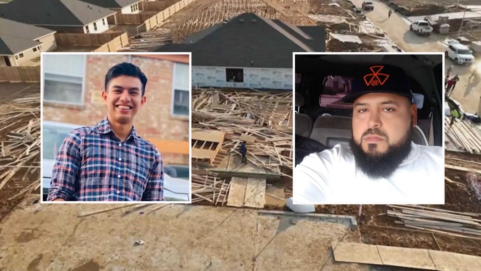 Brayan Rubi Lopez Aguilar and Angel Gumaro Huerta Pedraza were killed and several others were injured when a house under construction collapsed Tuesday.