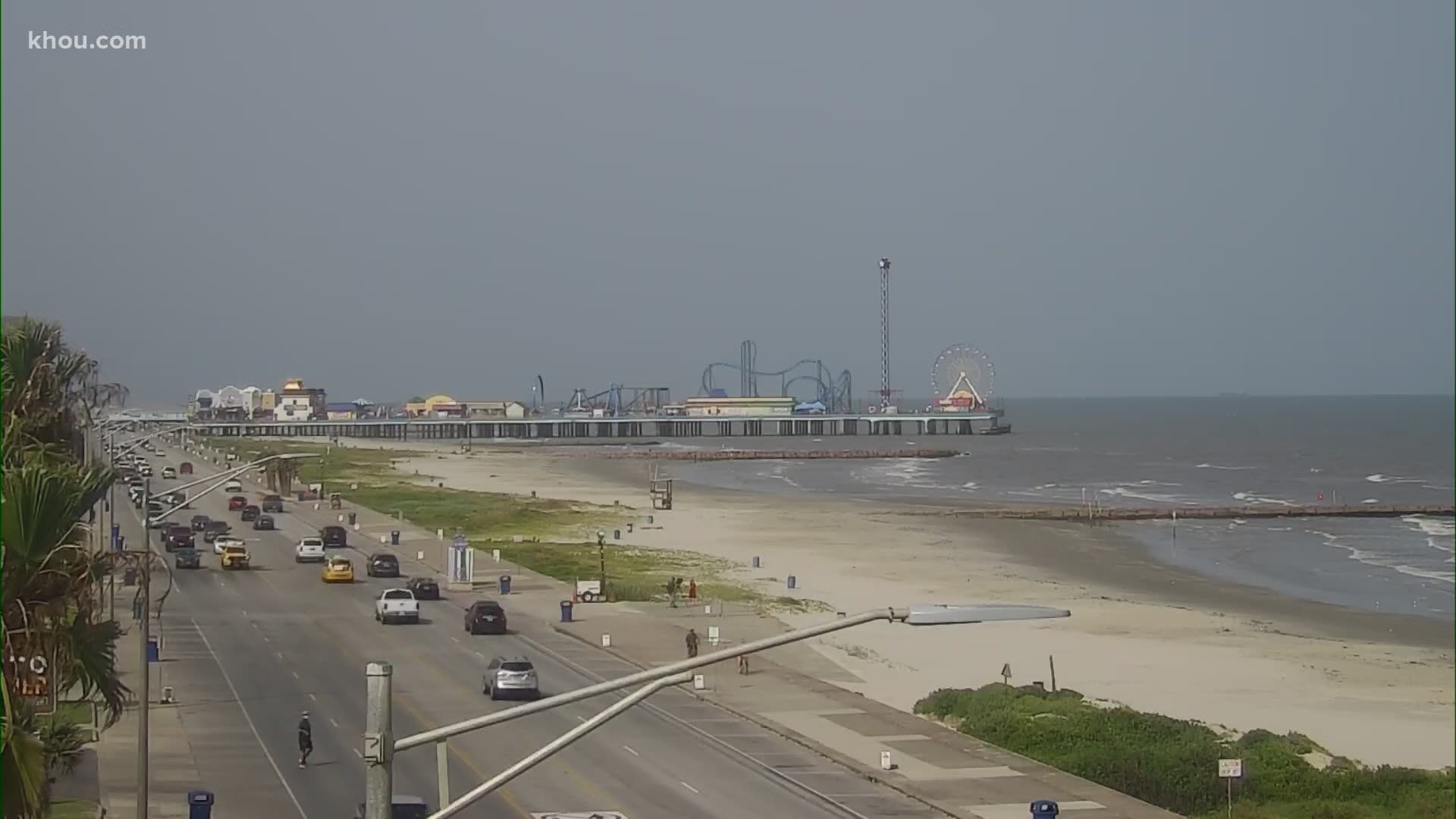 Crowds usually flock to Galveston Island beaches for Fourth of July weekend, but that's not the case this year as city leaders closed beaches due to COVID-19.
