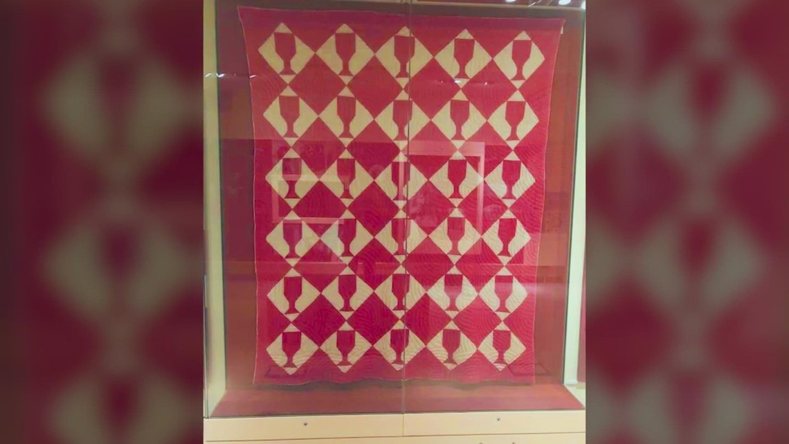 A Texas man says his ancestors manufactured a historic quilt that’s now in display in Britain. He wants it back.