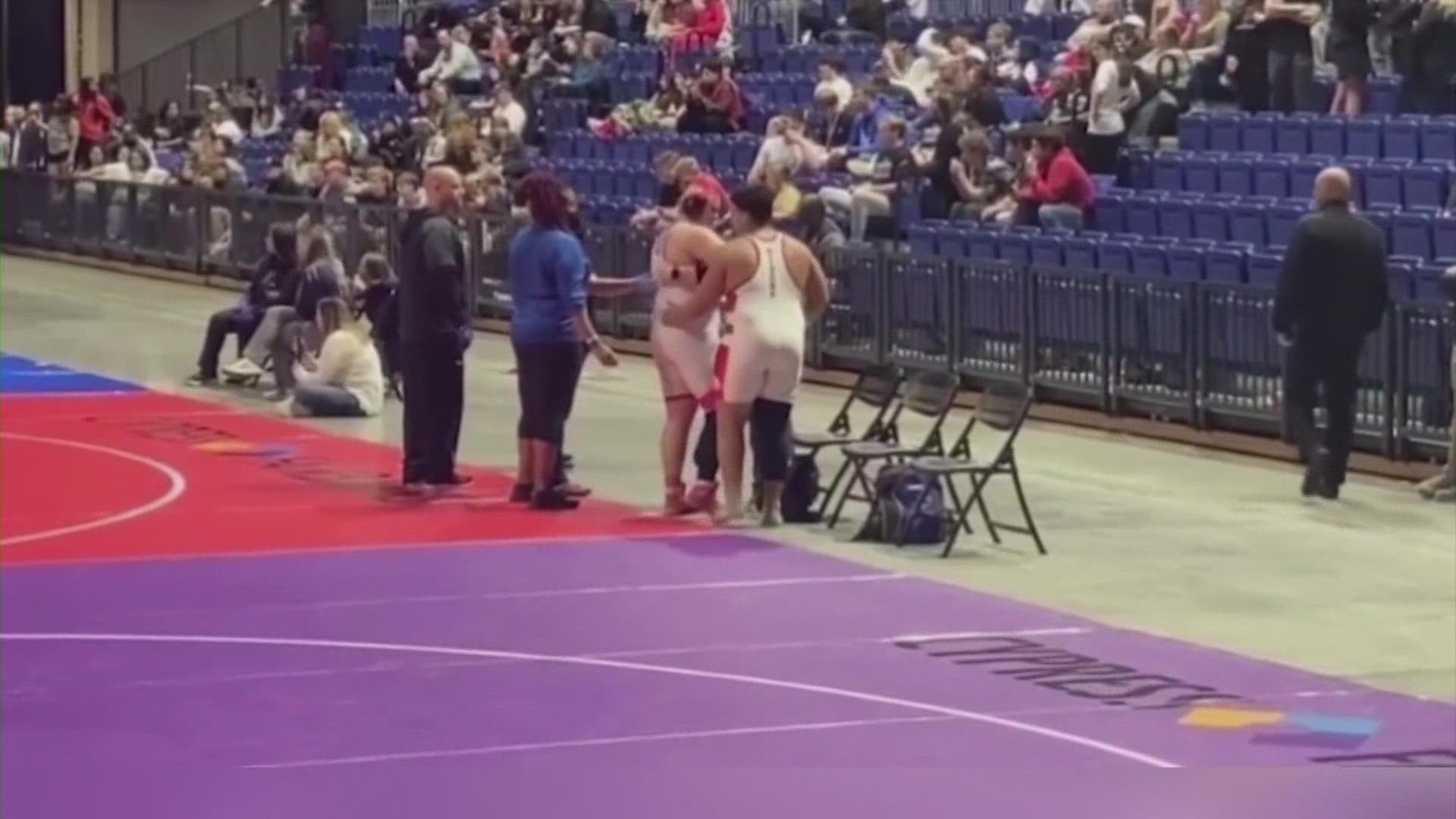 R.J. Trotter might be the best wrestler in the state, but it's his compassion that's making headlines.