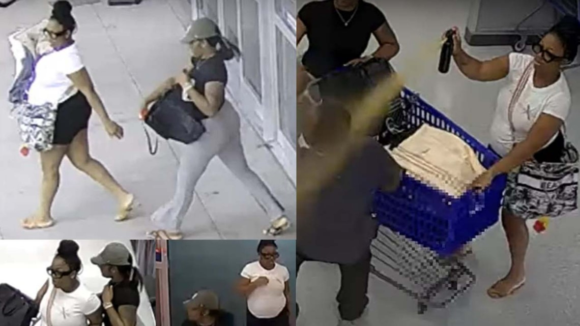 Women caught on camera stealing pants from west Houston Academy | wfaa.com