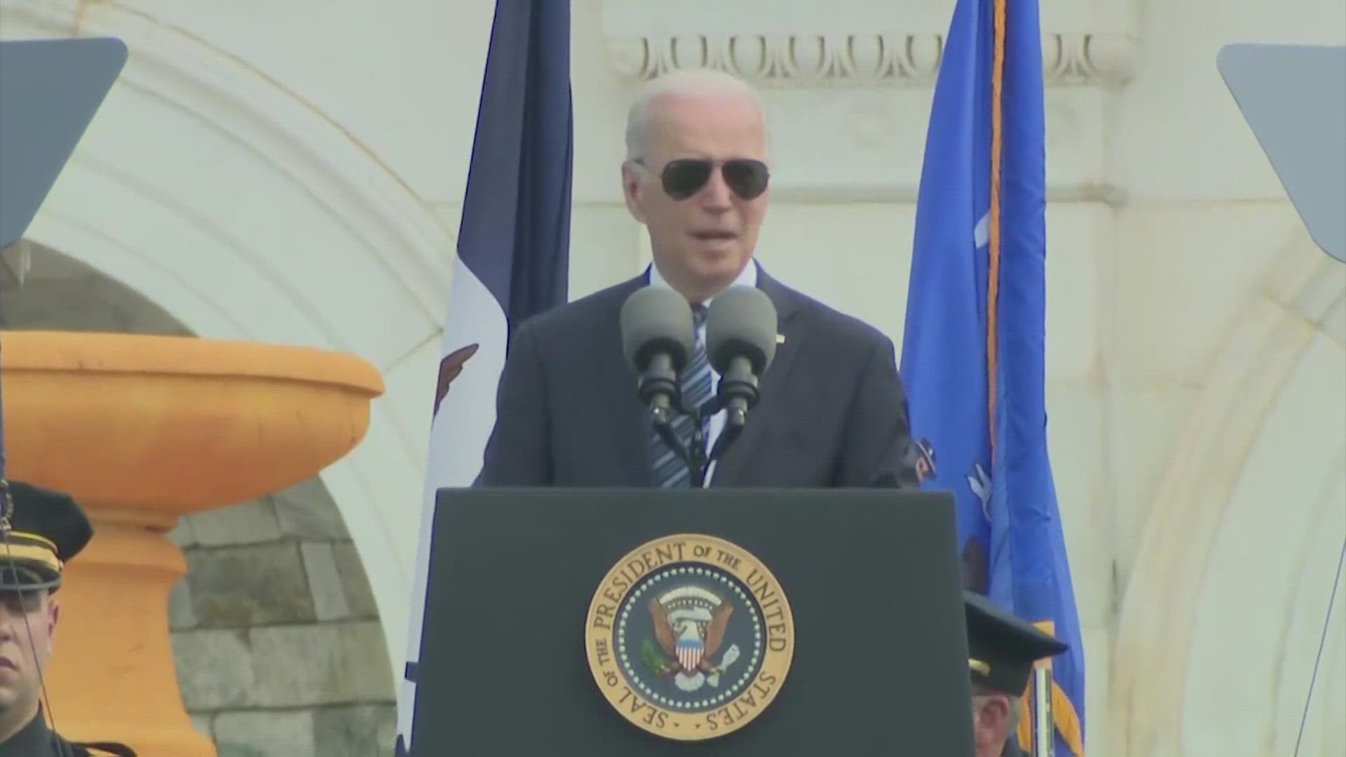 President Biden addressed the three Precinct 4 deputies shot in Houston while speaking at the 40th Annual National Peace Officers’ Memorial Service.