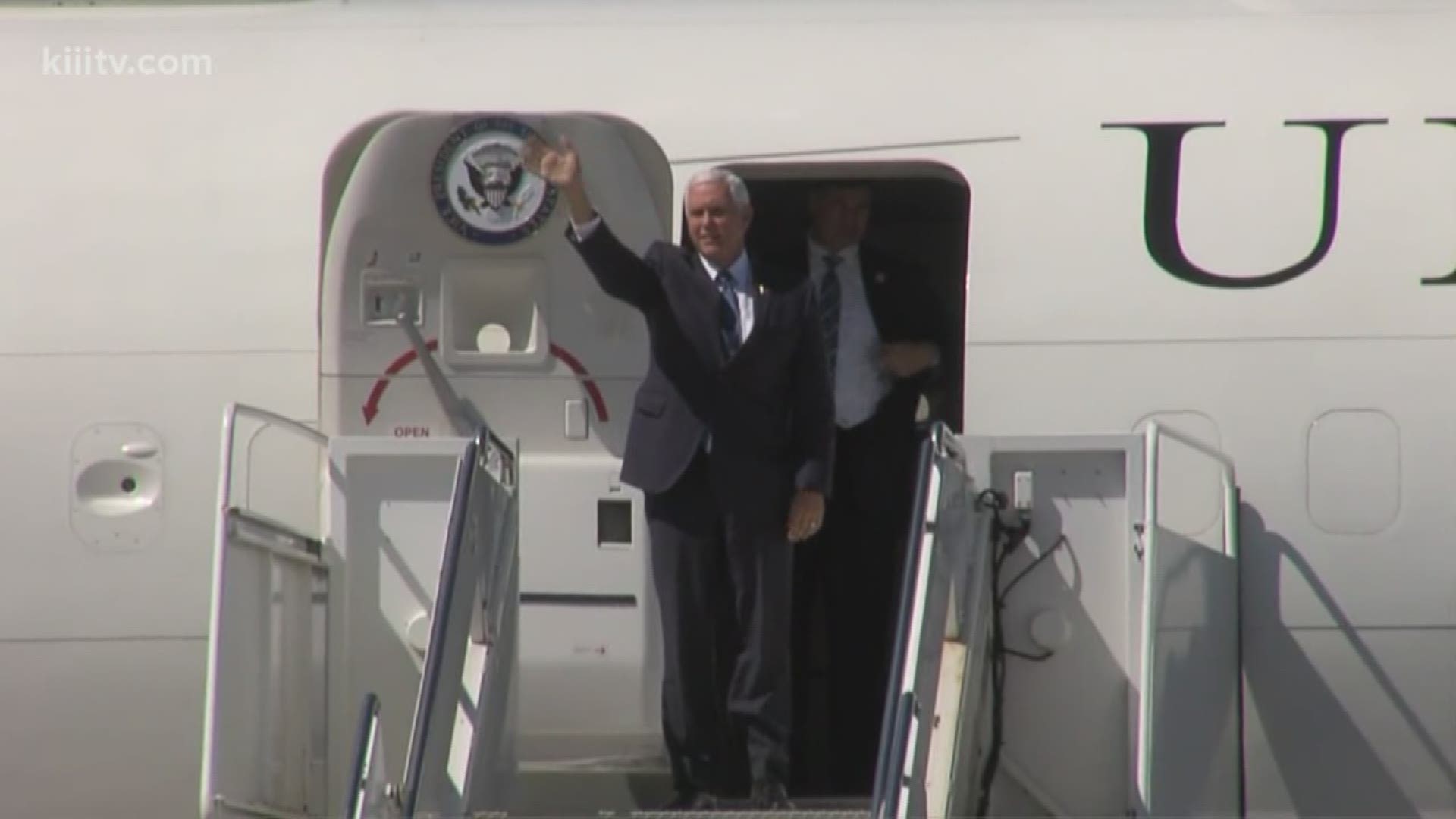 Vice President Pence is making a visit to the Coastal Bend one year after Hurricane Harvey. 