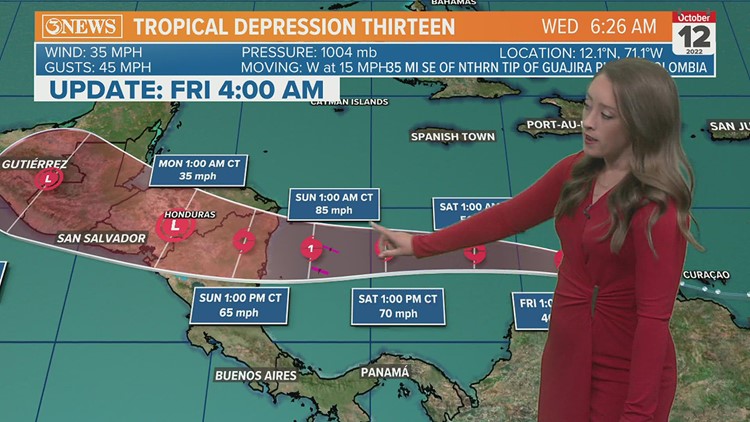 TROPICAL UPDATE: Tropical Storm Julia develops in the Caribbean