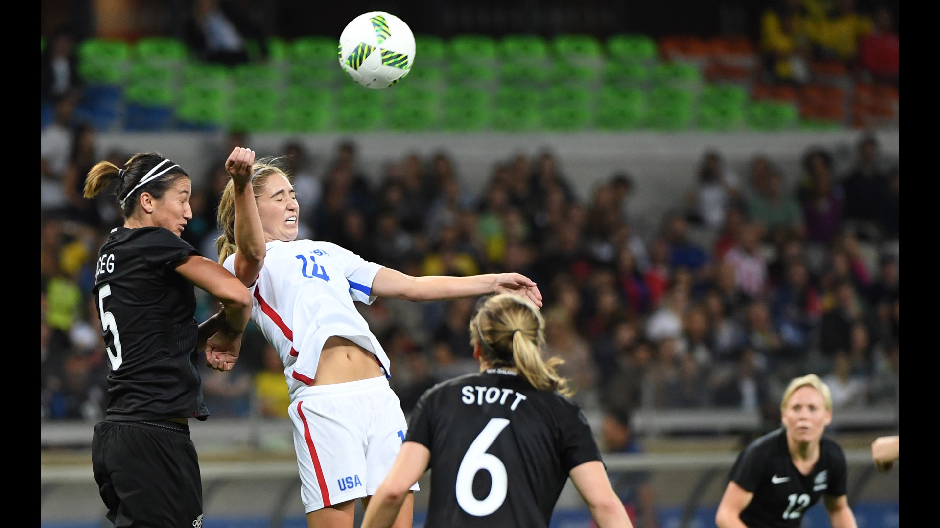 U.S. beats New Zealand women's soccer in preliminary match