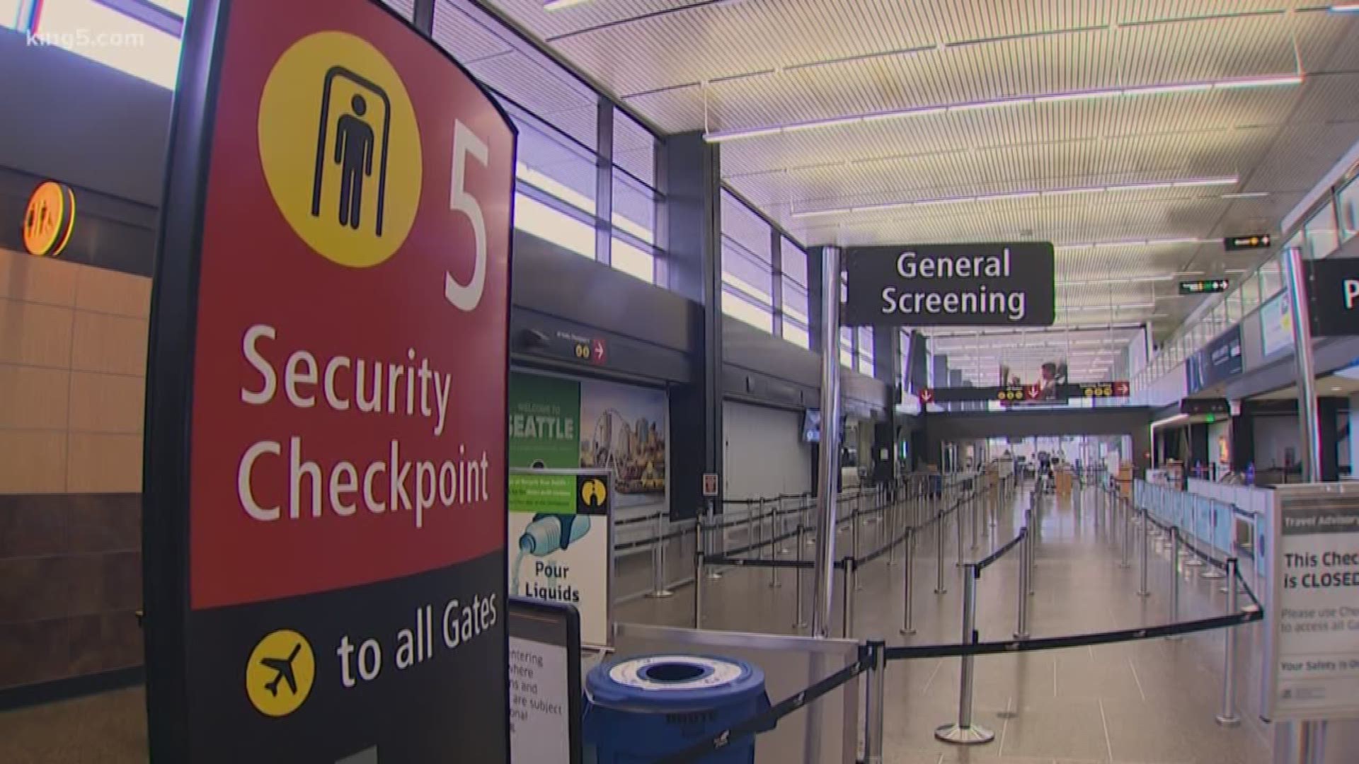 A TSA agent working at Sea-Tac International Airport has tested positive for the coronavirus, according to officials. The person is recovering at home.