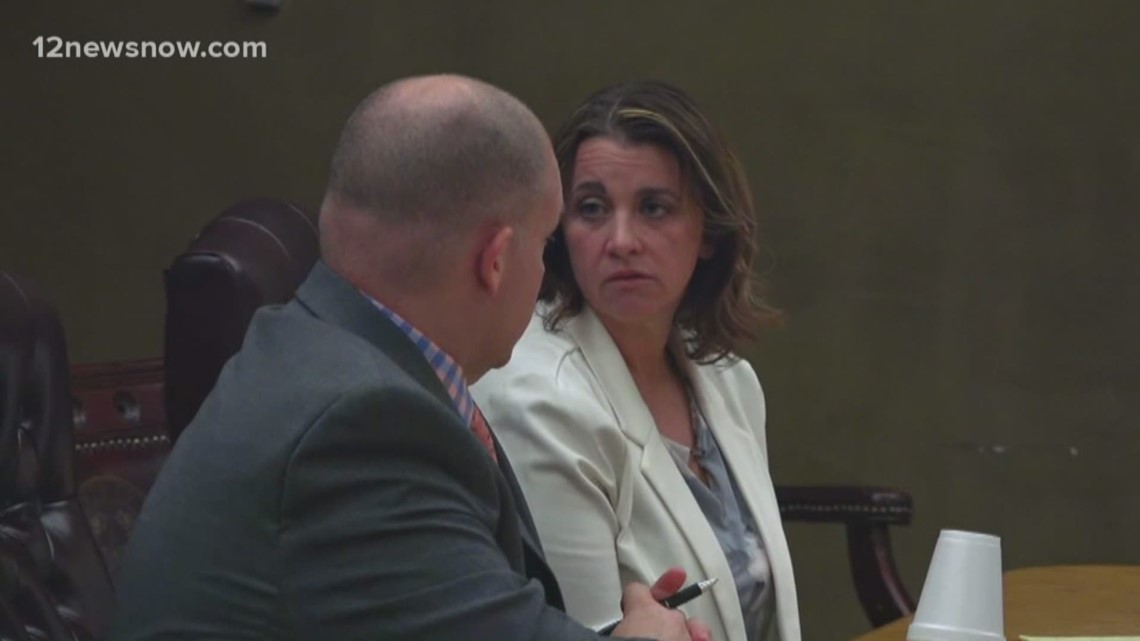 Woman accused of conspiring to murder Port Arthur police officer ex ...
