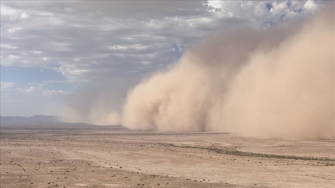 PHOTOS Large wall of dust in Phoenix monsoon storm July 5, 2018