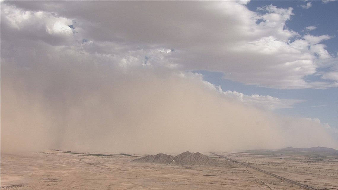 PHOTOS Large wall of dust in Phoenix monsoon storm July 5, 2018