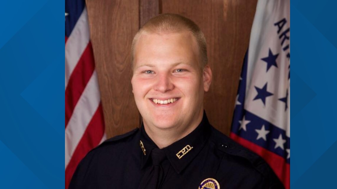 Police officer shot, killed at downtown Fayetteville police station.