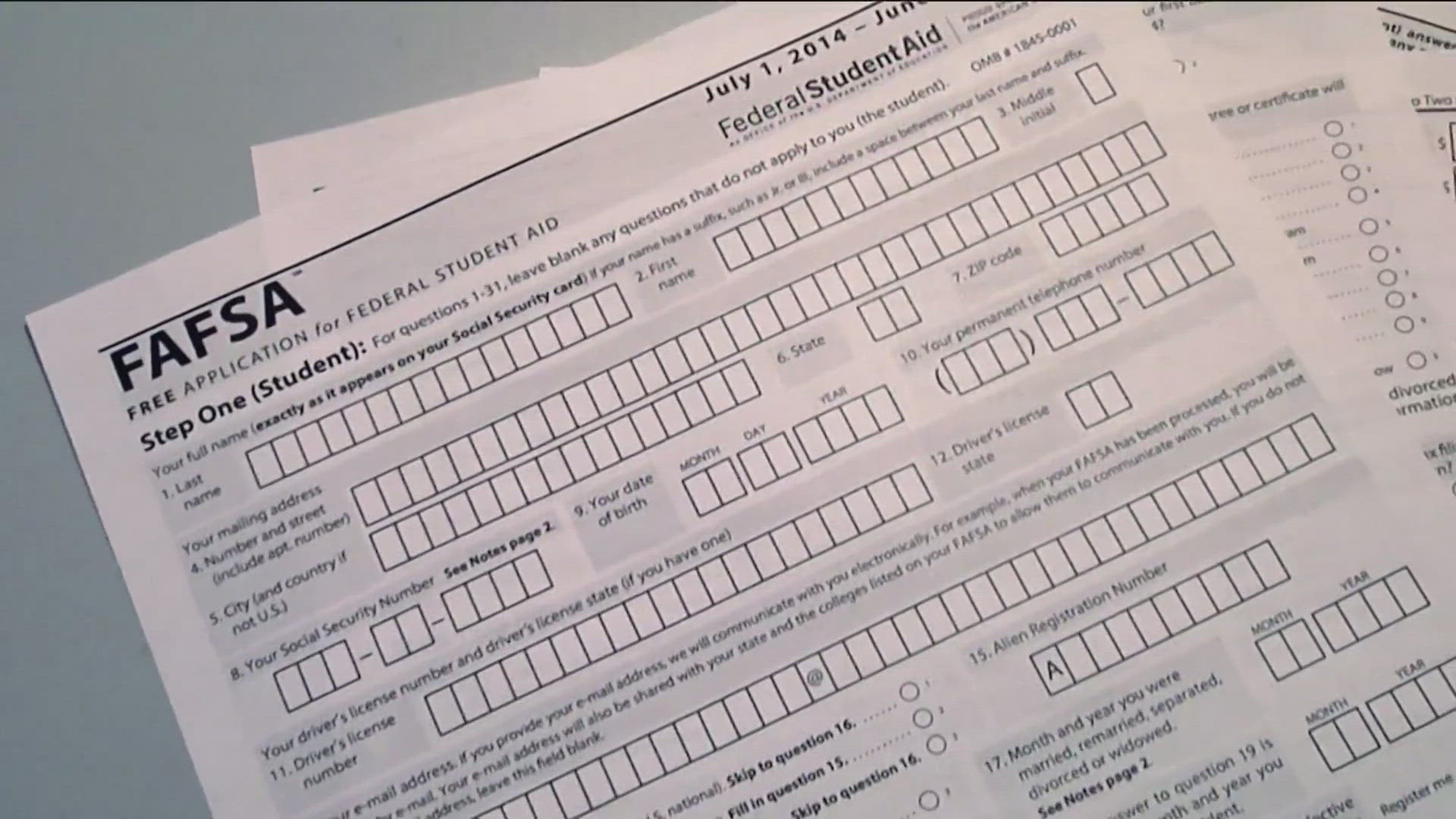 The Free Application for Federal Student Aid release date was delayed this year, so colleges and universities are waiting on FAFSAs, too.