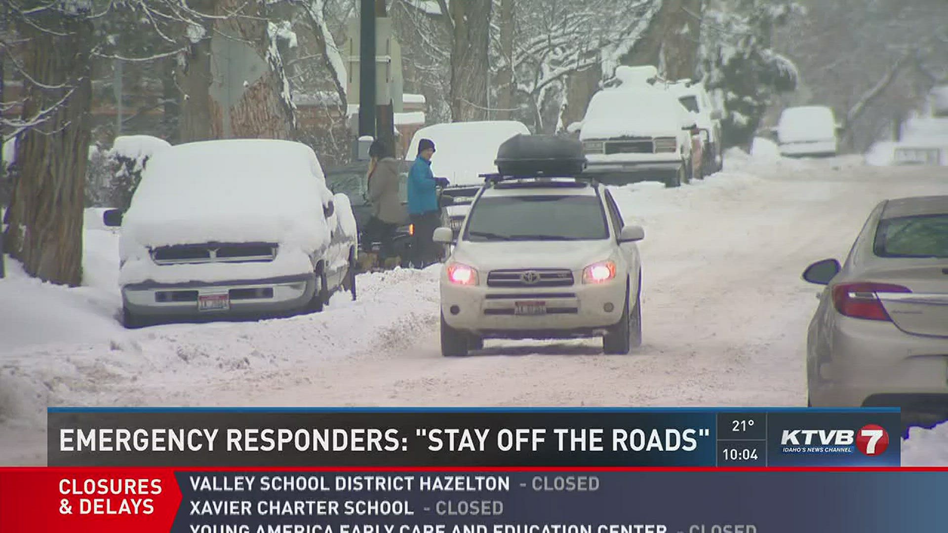 Emergency responders 'Stay off the roads if you can'(02)