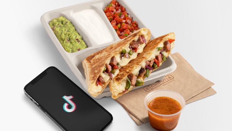 Chipotle launching new TikTok-inspired quesadilla