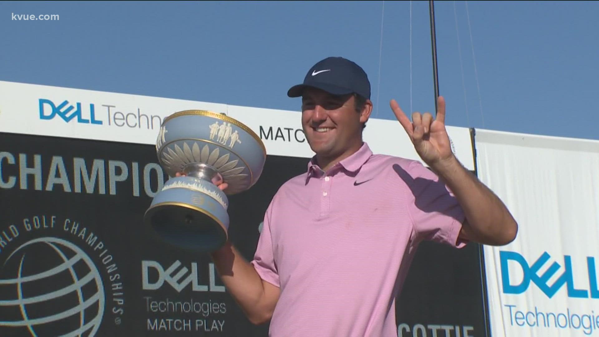 Six weeks after his first PGA Tour victory, Scheffler won the Dell Technologies Match Play, moving him to No. 1 in world.
