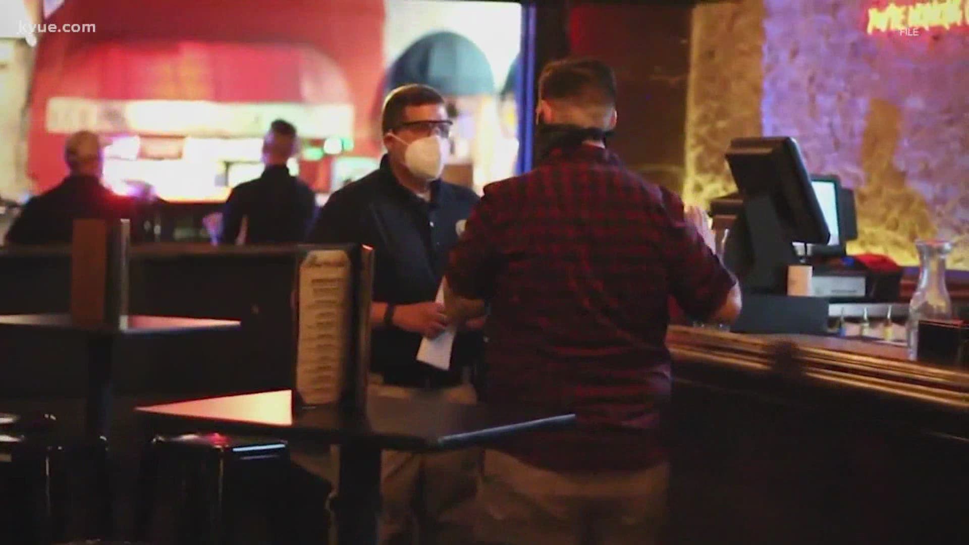 The TABC will be working statewide to make sure bars are not overserving or serving alcohol to minors at all.