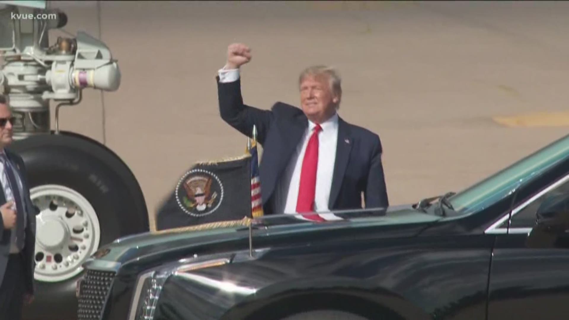 The president took the tour with Apple CEO Tim Cook.