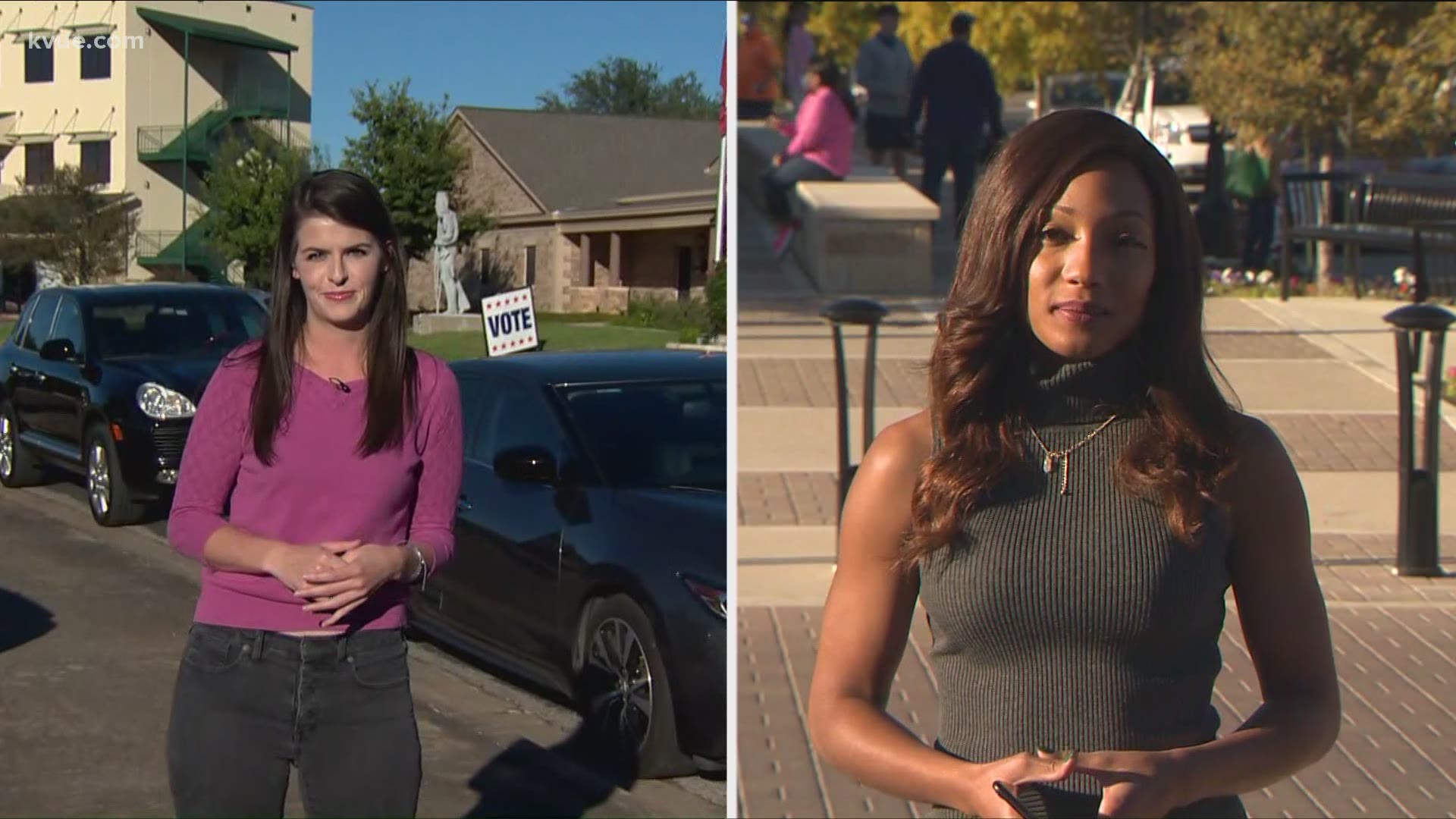 Voters in Travis and Williamson counties turned out in big numbers on Friday for the last day of early voting. KVUE spoke with some voters outside the polls.