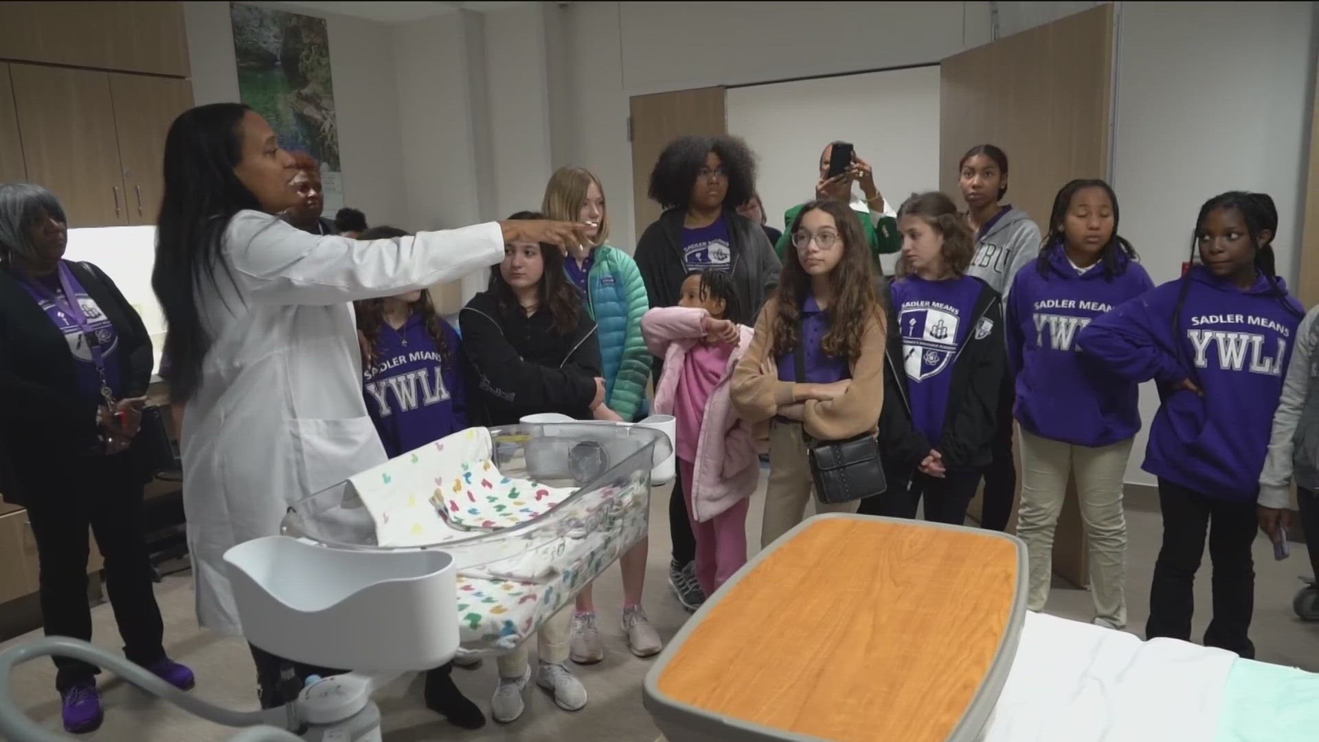 Students at an Austin school got a first-hand look at one of Texas's newest hospitals. Texas Children's opened its doors for the group.