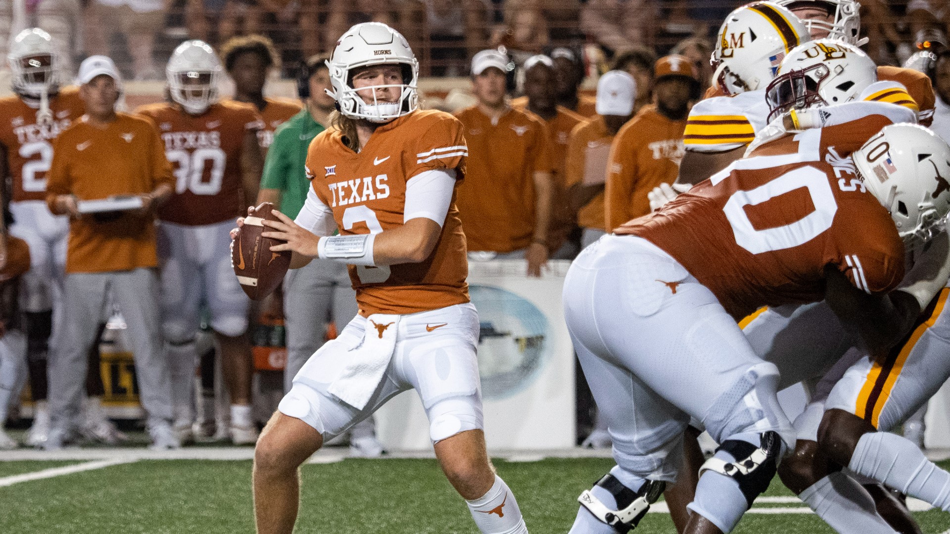 The win against an overmatched opponent was still a much-needed one for second-year coach Steve Sarkisian after the Longhorns went 5-7 in 2021.