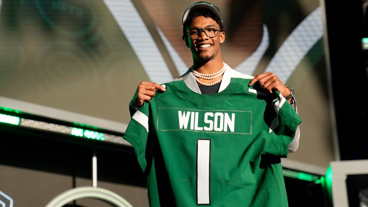 Lake Travis HS grad Garrett Wilson drafted by New York Jets in first round